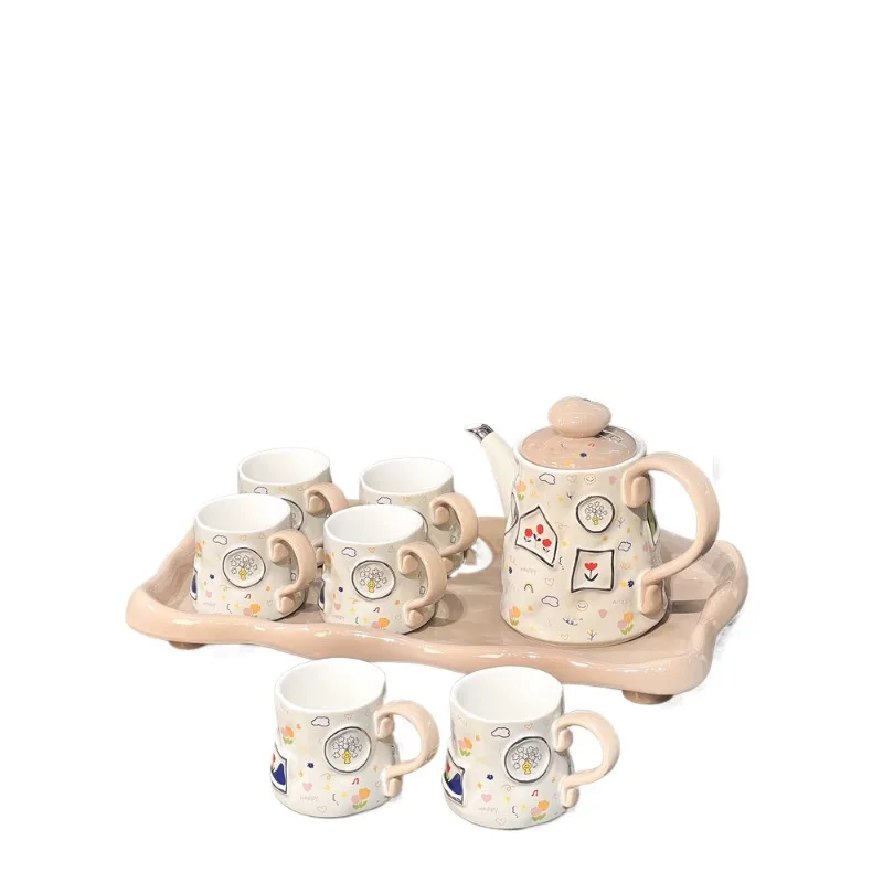 

Light luxury housewarming new home cup set high-end home living room tea cup gift box