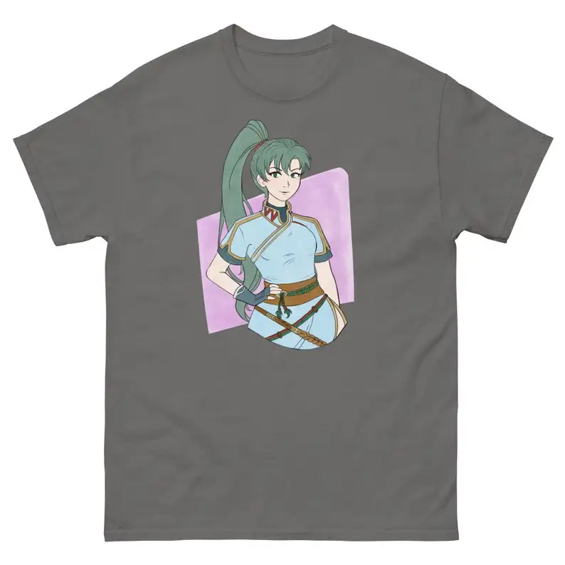 Lyn Fire Emblem T-shirt Unisex t-shirt Anime style shirt S-XL check size chart!