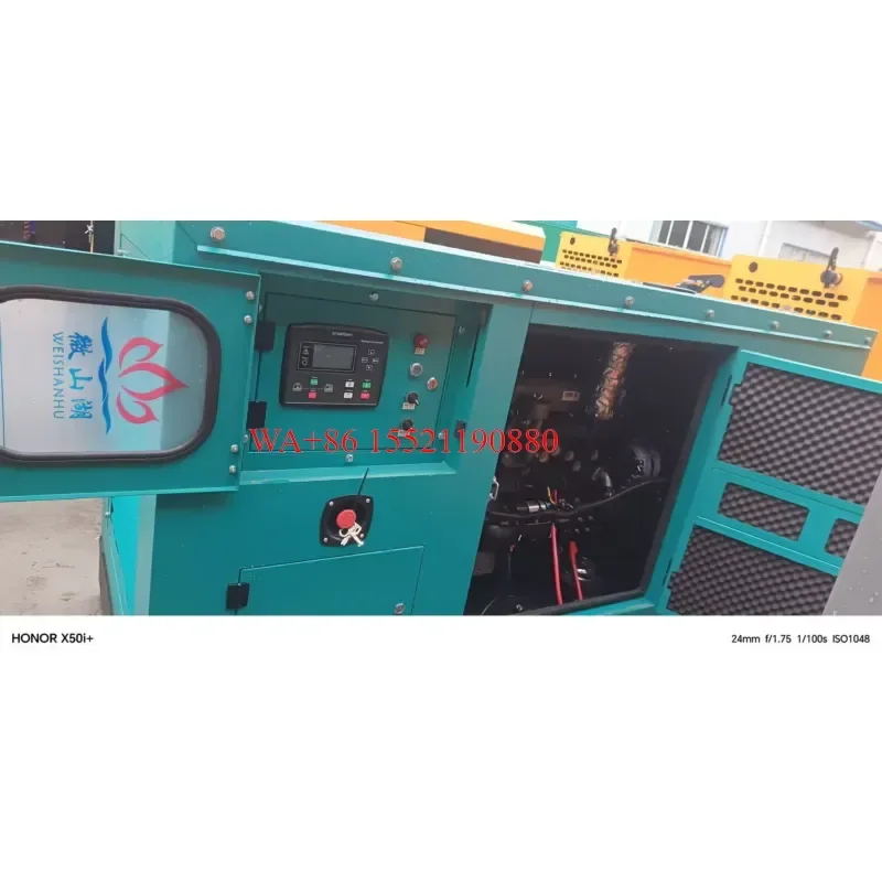 WMWMNU for High Quality 30Kw Silent Diesel Generator Set Low Noise Soundproof Remote Start Portable diesel Generator Set