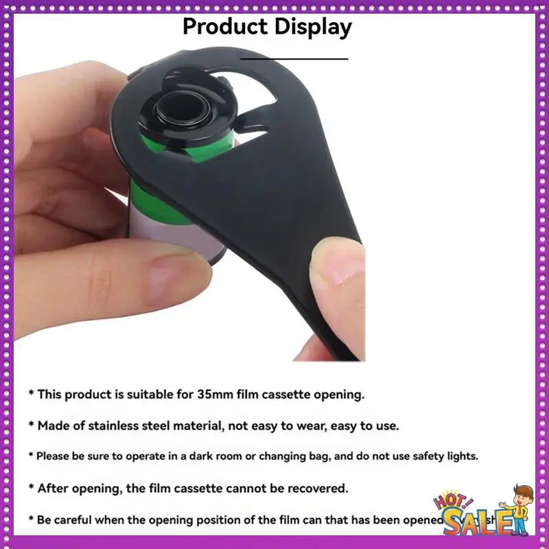 AA87 35 мм инструмент для открывания кассеты для пленки Kodak, противоскользящая ручка, оборудование для обработки темных комнат, аксессуары для фотосъемки пленки
