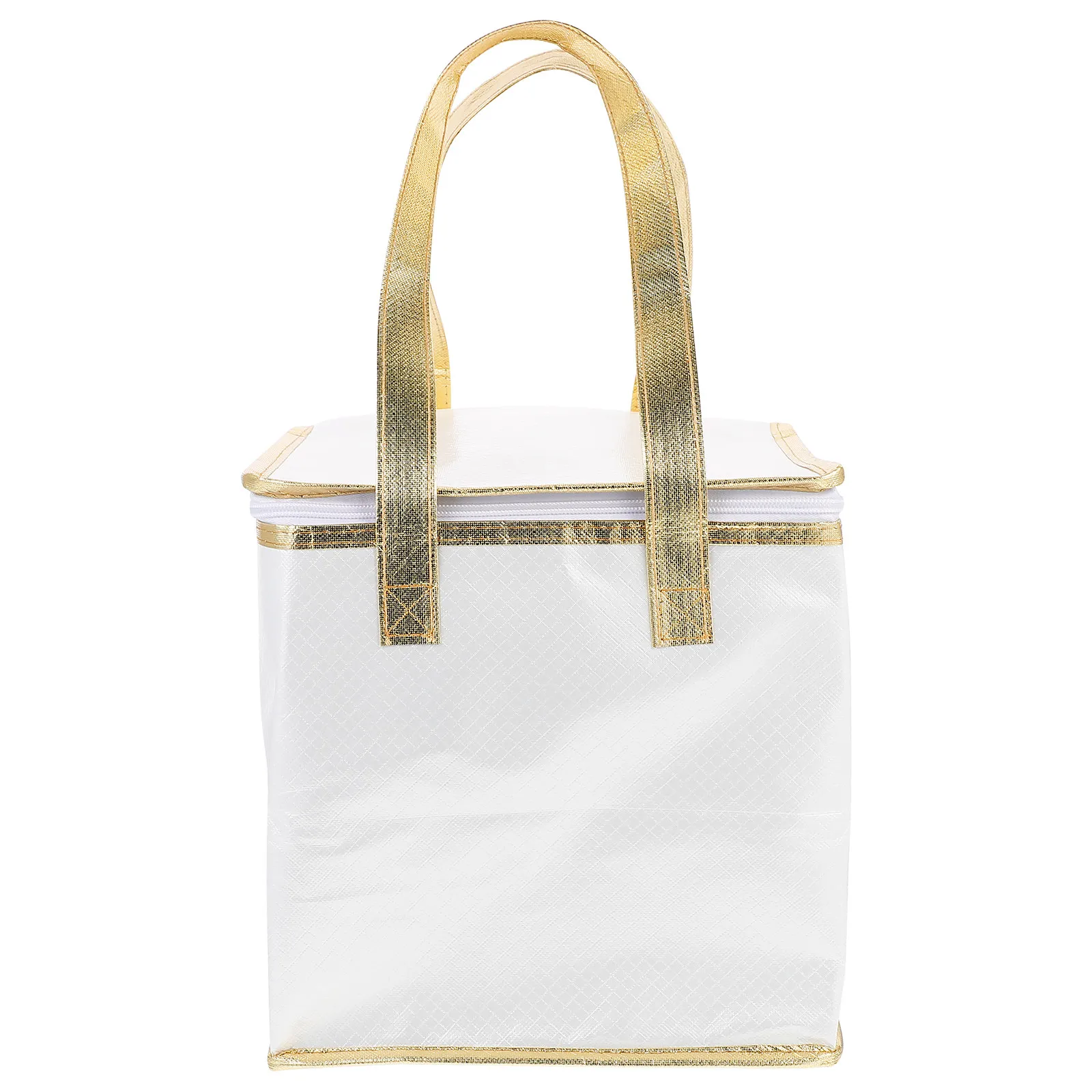 1Pcs Large Capacity Insulated Food Bag Portable Thermal Cake Pizza Storage Zipper Food Package Tote Portable Cake Storage Bag