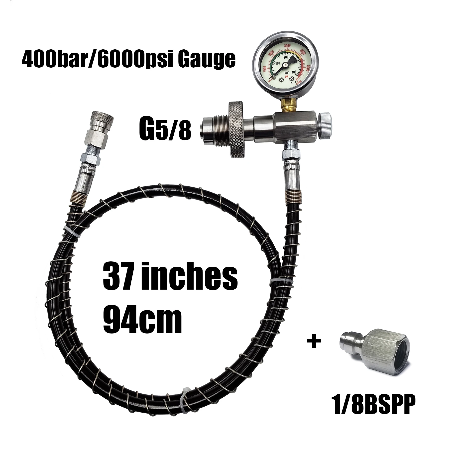 Variant: 37inch Hose BSPP QD