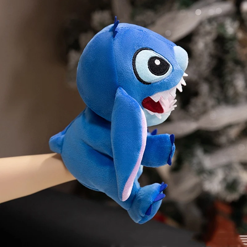 25cm lilo e ponto disney brinquedo de pelúcia fantoche de mão dos desenhos animados anime recheado kawaii macio stich boneca plushie crianças aniversário presentes de natal
