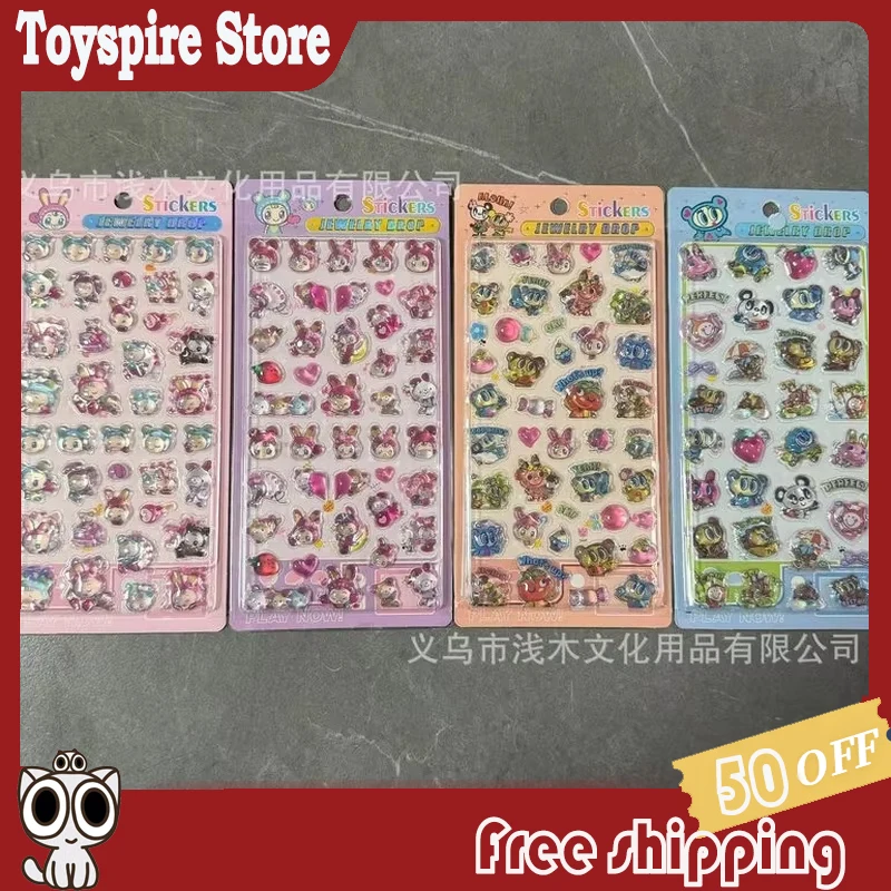 

40 шт. милых синих ангелочков, 3D-наклейки с кристаллами, для детских тетрадей, украшения чехлов для телефонов, игрушки, подарки