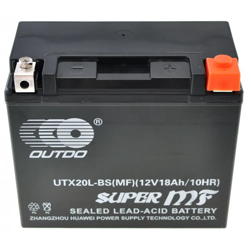 Motorcycle Battery Agm Ytx20l-Bs Gel (GT20-3) Kage