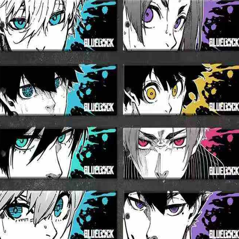 Wholesale Blue Lock Anime Keychain Accessories 40x120mm Official Merch Collection Gift For Fans