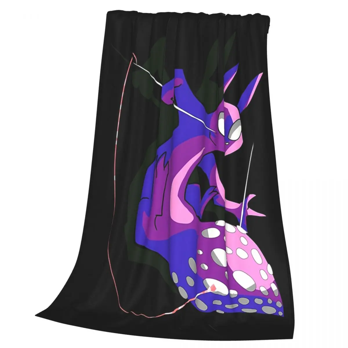 Rain World Downpour Alugcats (1) Blanket Soft Warm Flannel Throw Blanket Bedspread for Bed Living room Picnic Travel Home Sofa