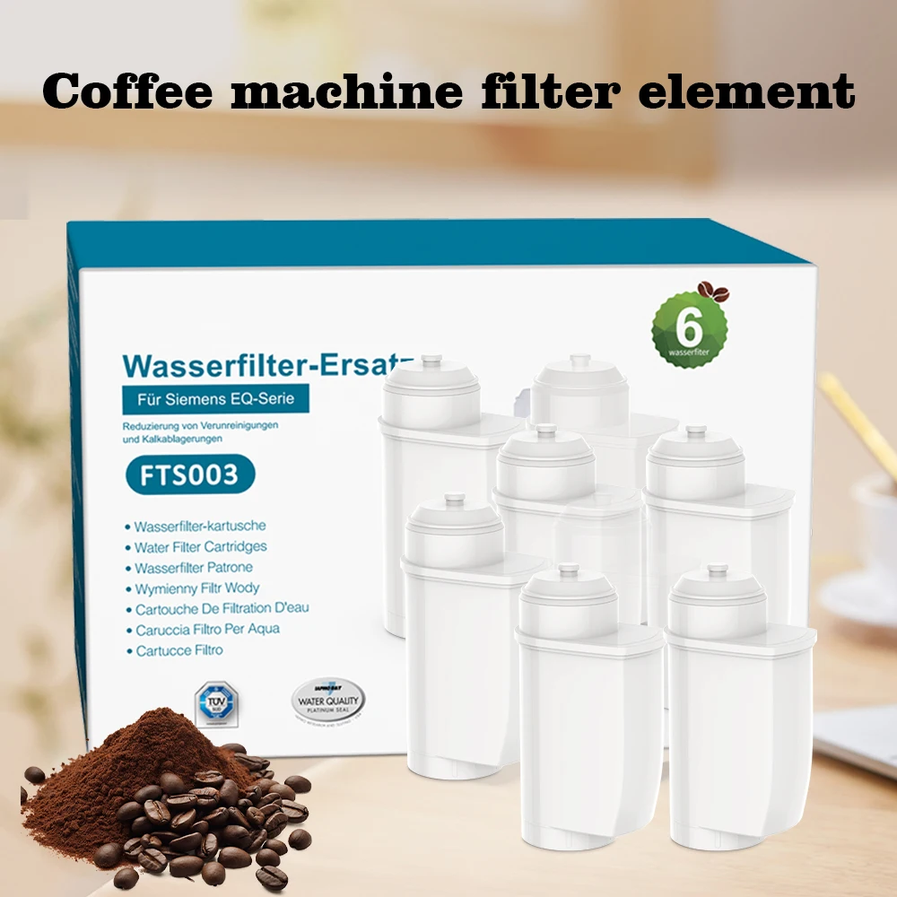 

4/6PCS Water Filter Cartridge Replacement for SiemensEQ6 EQ9 TCZ7003 Coffee Machine