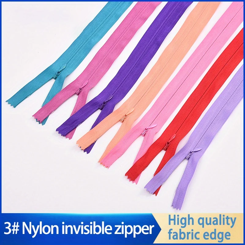 20/40 Stück # Unsichtbare geschlossene Nylon-Reißverschlüsse – gemischte Farben, verschiedene Größen für Kleider, Taschen, Taschen, Kissen |   Nähzubehör