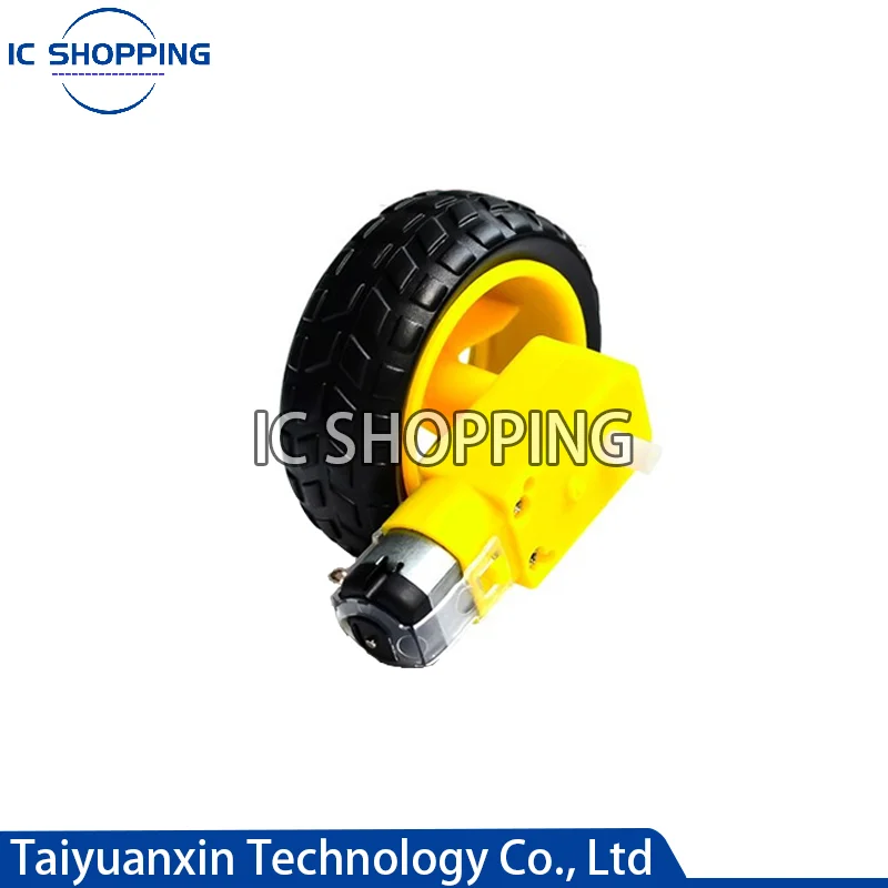 10 stücke DC Motor Rad TT Motor 3-6 v Welle Getriebe Motor Unterstützung Elektrische Reifen Teile für Arduino Roboter intelligente Auto Modell DIY – Detail 3