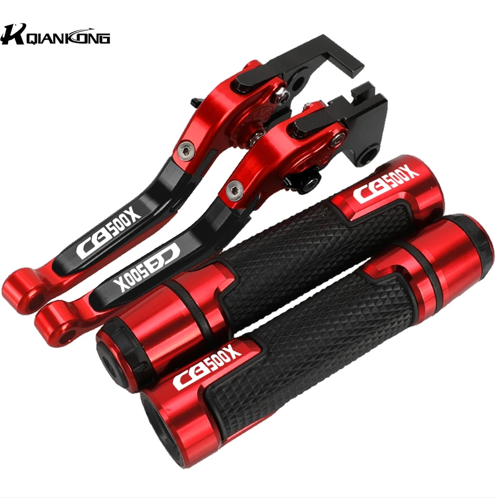 

Motorcycle Accessories Adjustable Brake Clutch Levers Handlebar grips ends for Honda CB500X CB-500X CB 500 X 2013-2018 2017 2016