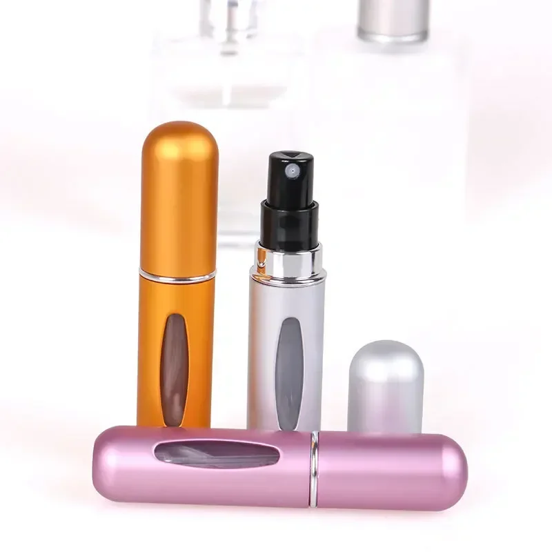 5ml Top Quality Mini Perfume Spray Bottle Atomizer Portable Liquid Container For Cosmetics Refillable Traveler Atomiser Sprayer