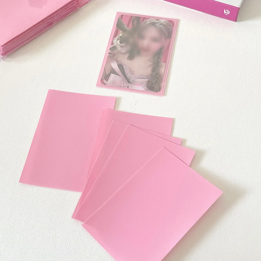 Sharkbang 50 Stück/Lot Holo-Kartenhüllen, 61 x 91 mm, 20C Macaron-Farbe, Kpop-Halter für Postkarten, Filme, Spielkarten, Fotokartenschutz – Detail 32