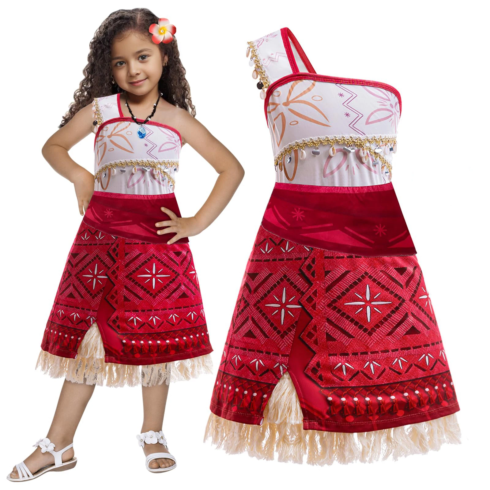 

Princess Dress Up for Girls Ocean Adventure Costumes Pretend Play Outfit Playwear Dresses Birthday Christmas Gift