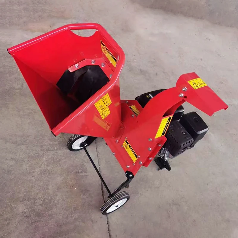 Small Movable Garden Tool Forestry Machinery Tree Branch And Log Chipper Shredder Wood Shredder Chipper Branch Crusher Price