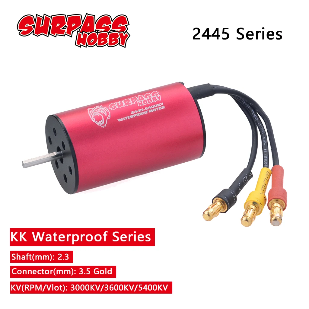 Übertreffen Hobby 2030 2040 2430 2435 2440 2445 wasserdichter bürstenloser Motor für wtloys 1/12 1/14 1/16 1/18 1/20 1/24 rc PKW – Detail 8