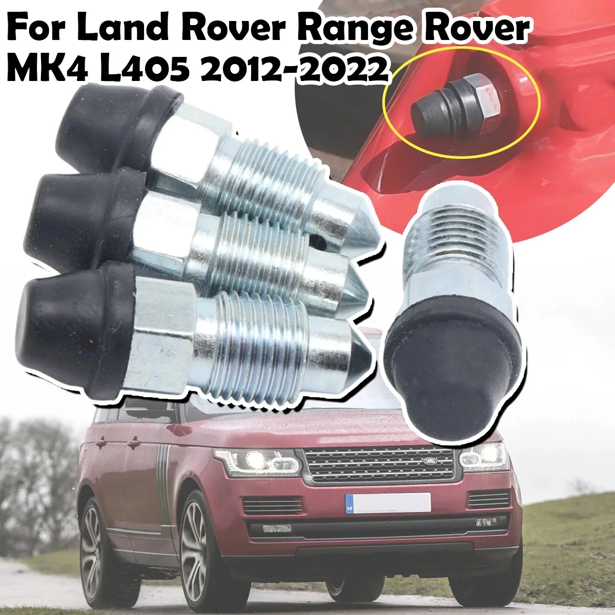 

Front Bleeder Valves and Rubber Dust Caps Left Right Caliper Bleed Nipple Screw Kit For Land Rover Range Rover MK4 L405 12-2022