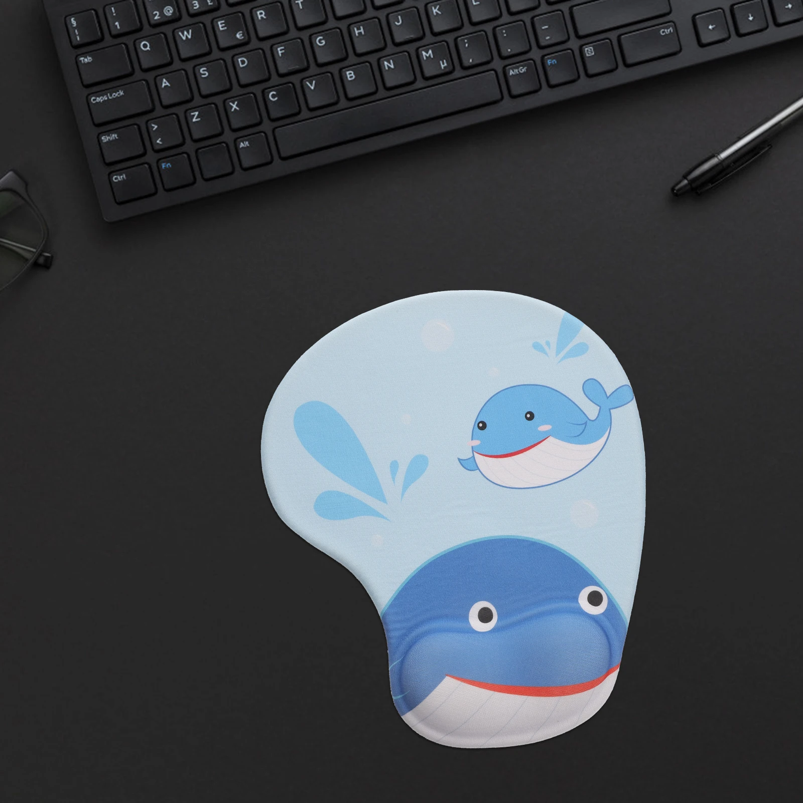 

Shark Mouse Pad Silicone Mousepad Cute Wrist Guard Desktop Ergonomic Rest Cushion