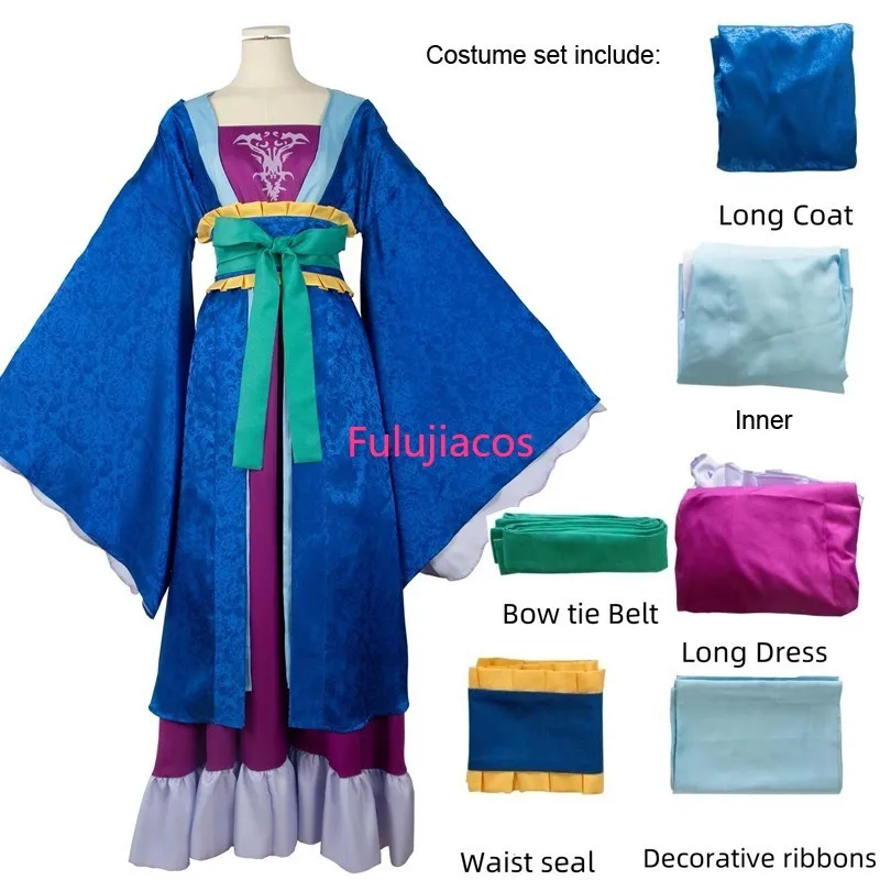 

Fulujiacos The Apothecary Diaries Maomao Cosplay Costume Role Play Kimono Uniform Outfits