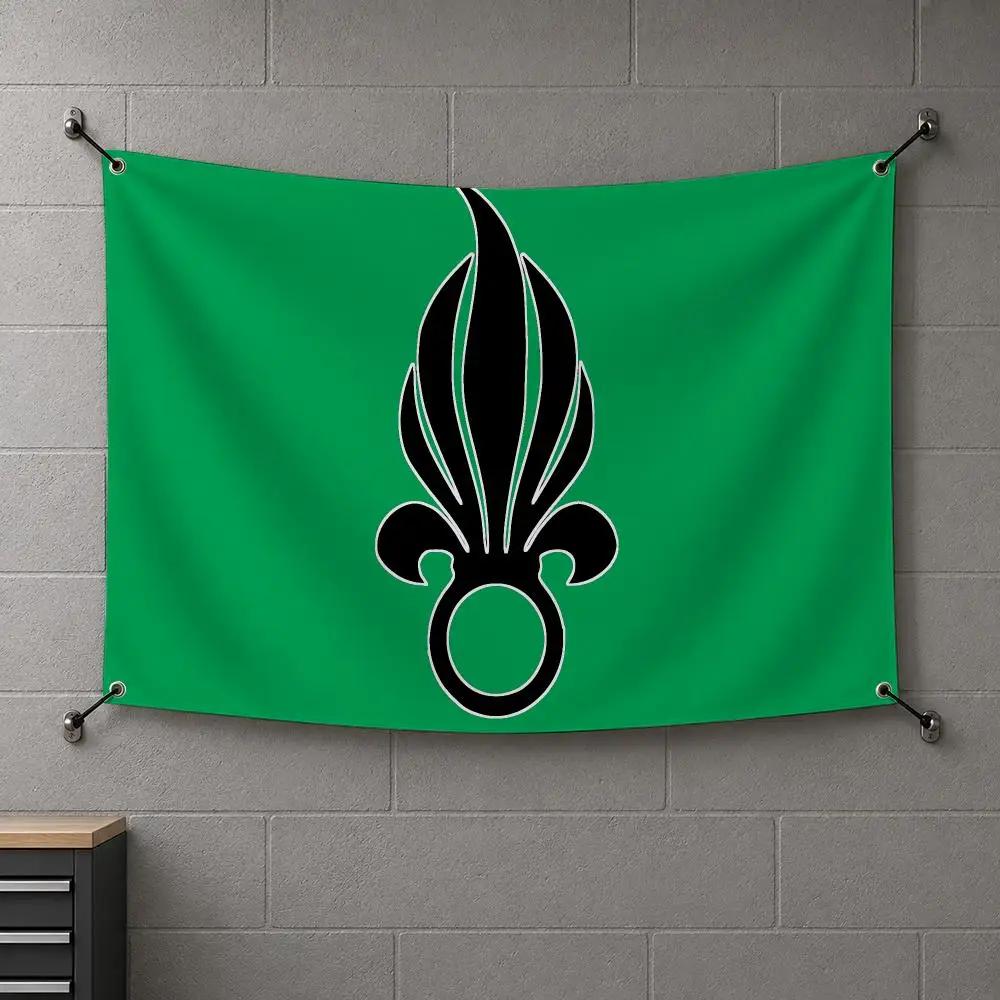 French Foreign Legion Flags Interior Wall Hanging Background Art Banner Bedroom Home Living Room Outdoor Party Decor