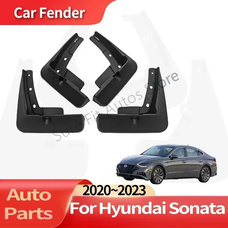 

Auto Accessories For Hyundai Sonata 2020~2023 Lining Car Fender Anti-sand Splash Mud Guard Skin Punch-free Installation Car Tool