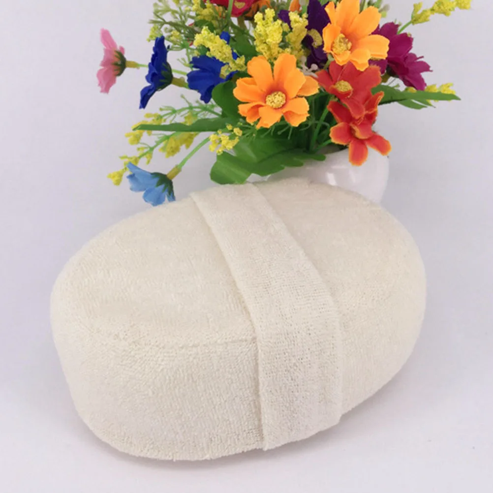 

Premium Bath Towels Exfoliating Scrubber Thickened Body Massage Tools Easy Clean Bathing Supplies Shower Daily Use Beige Bath