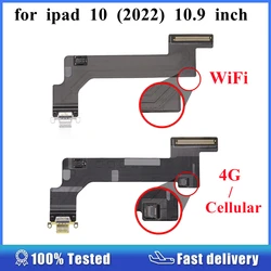 1Pcs for iPad 10 2022 10.9 Inch A2696 A2757 Charging Charger Port Connector Flex Cable 4G Cellular WiFi Replacement Parts