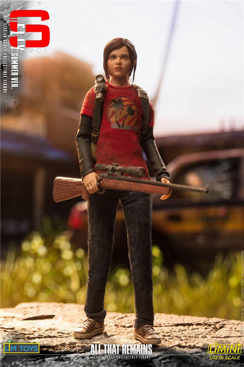 LIMTOYS LMN004 LMN005 LMN006 Scala 1/12 Joel Ellie 6 pollici Maschio/Femmina Set Completo Solider Action Figure Giocattoli di Modello