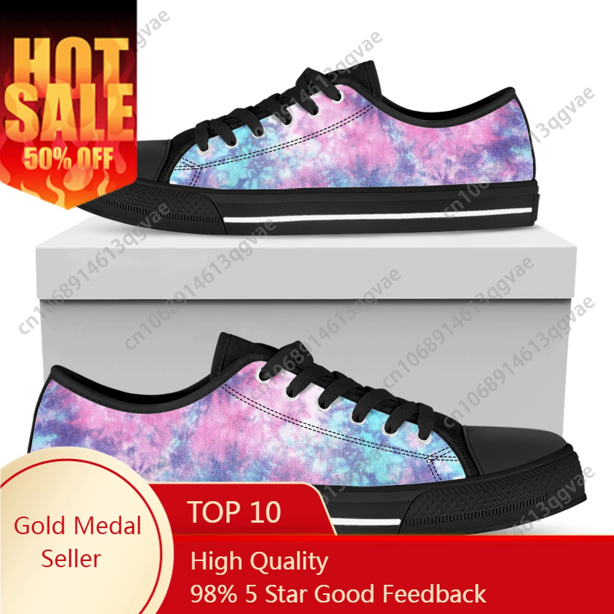 

Pink Tie-dye Pattern Low Top High Quality Sneakers Mens Womens Teenager Canvas Lightweight Sneaker Couple Shoes Custom Made Shoe