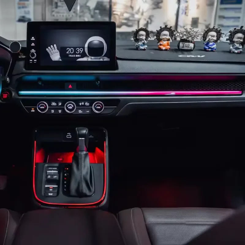 2023 Atmosphere Strip Decoration Accessories Upgrade 256 colors Symphony Led Car Interior Ambient Lighting For Honda CRV