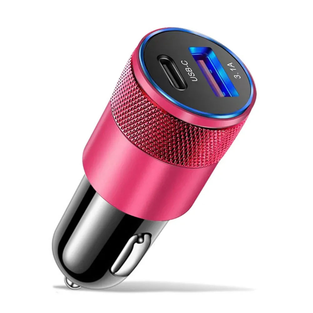 1xUSB-C Car Charger Black C Car Charger Charging Fast Charging Dock PD QC USB USB Power Delivery 65W 66W Device