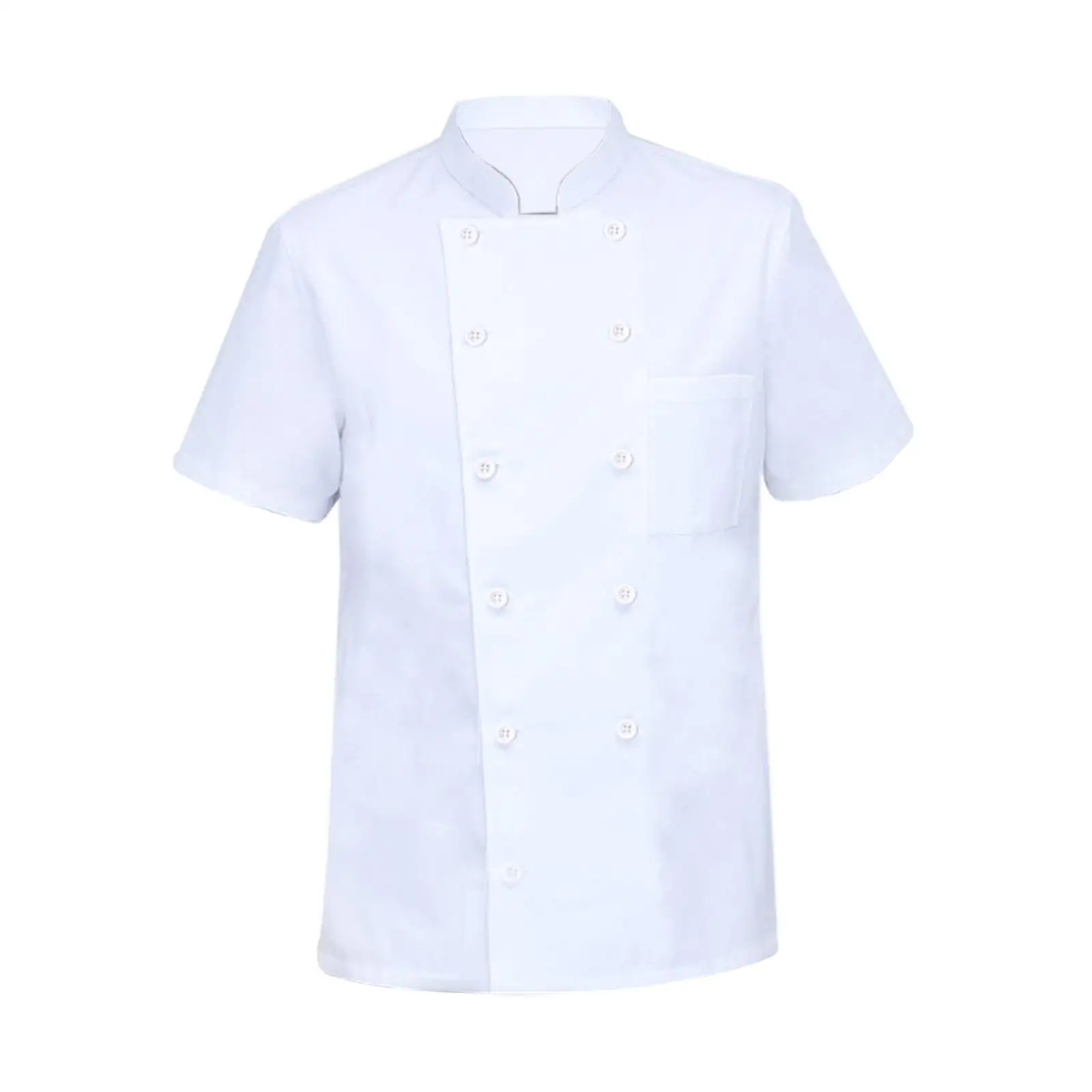 Unisex Chef Clothes Mesh Design Sweat Absorption Lightweight Breathable Universal Work Wear cafe Women waiter Chef