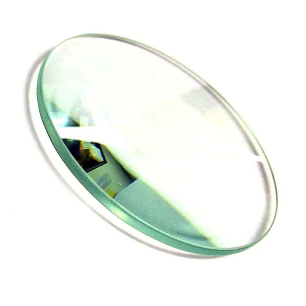 High-Clarity Ground-Edge Double-Convex Lens 55Mm Optical Glass Bi-Convex Lens for Physics Labs Classroom Demonstrations Kids