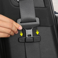 2PCS Car Safety Belt Protection Clip for Suzuki Swift Vitara Alto Jimny SX4 Dzire Ertiga Spacia Wagon Landy Ignis