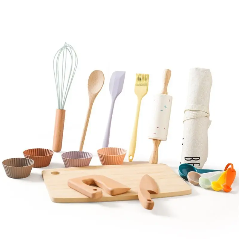 fbil-14-piece-wooden-kitchen-set-for-kids-mini-realistic-safe-cooking-and-baking-tools-educational-pretend-play