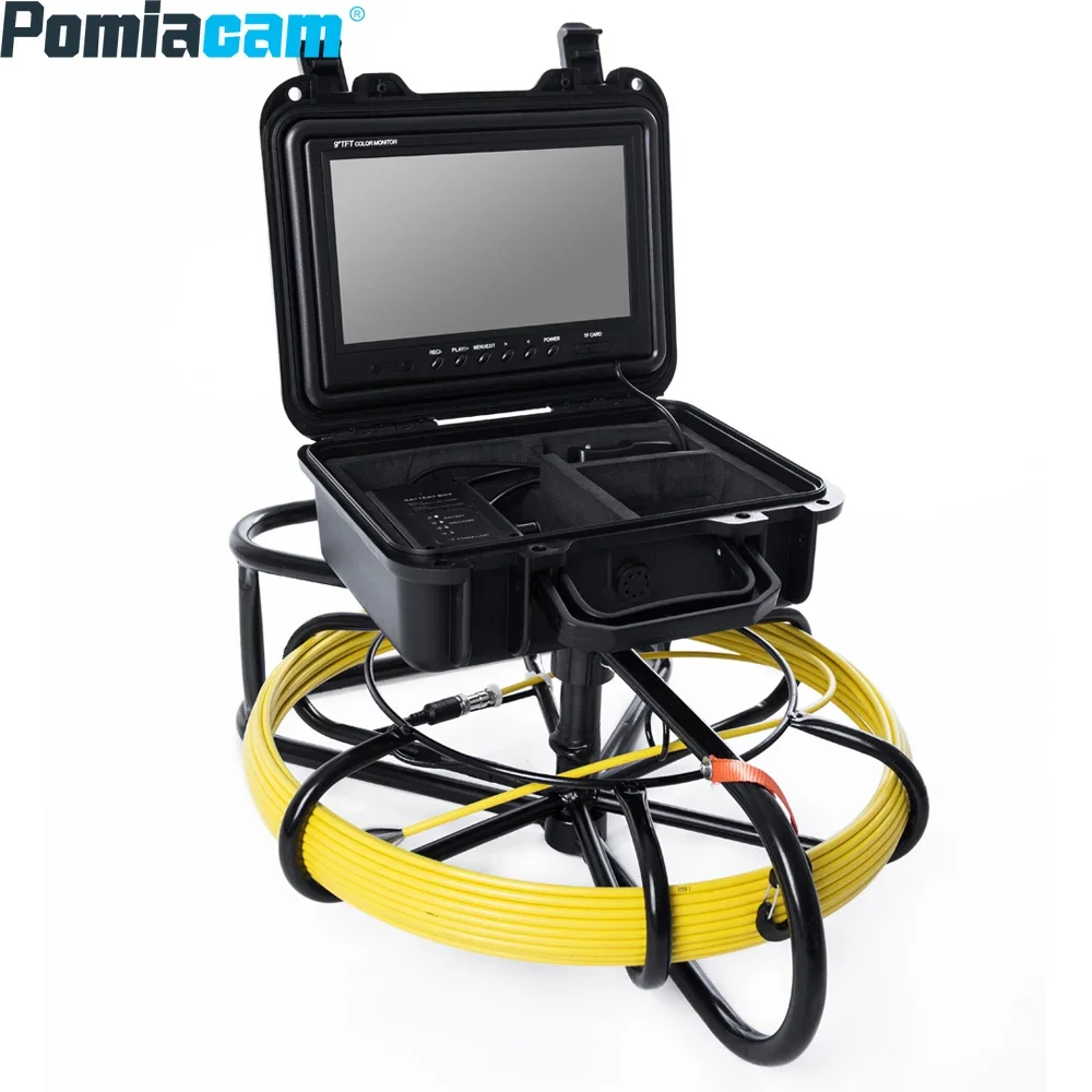 

Pipeline Endoscope WP9600D 9inch TFT LCD Monitor with Video Recording,360° Rotation,with Meter Count Cable ,with WiFi Function