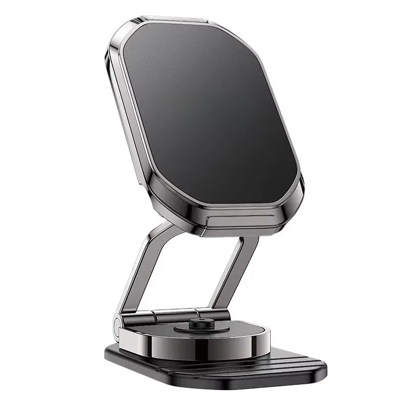 

Удобный и быстрый вращающийся на 360 градусов магнит из цинкового сплава 6 * N42, складной магнитный автомобильный держатель для телефона