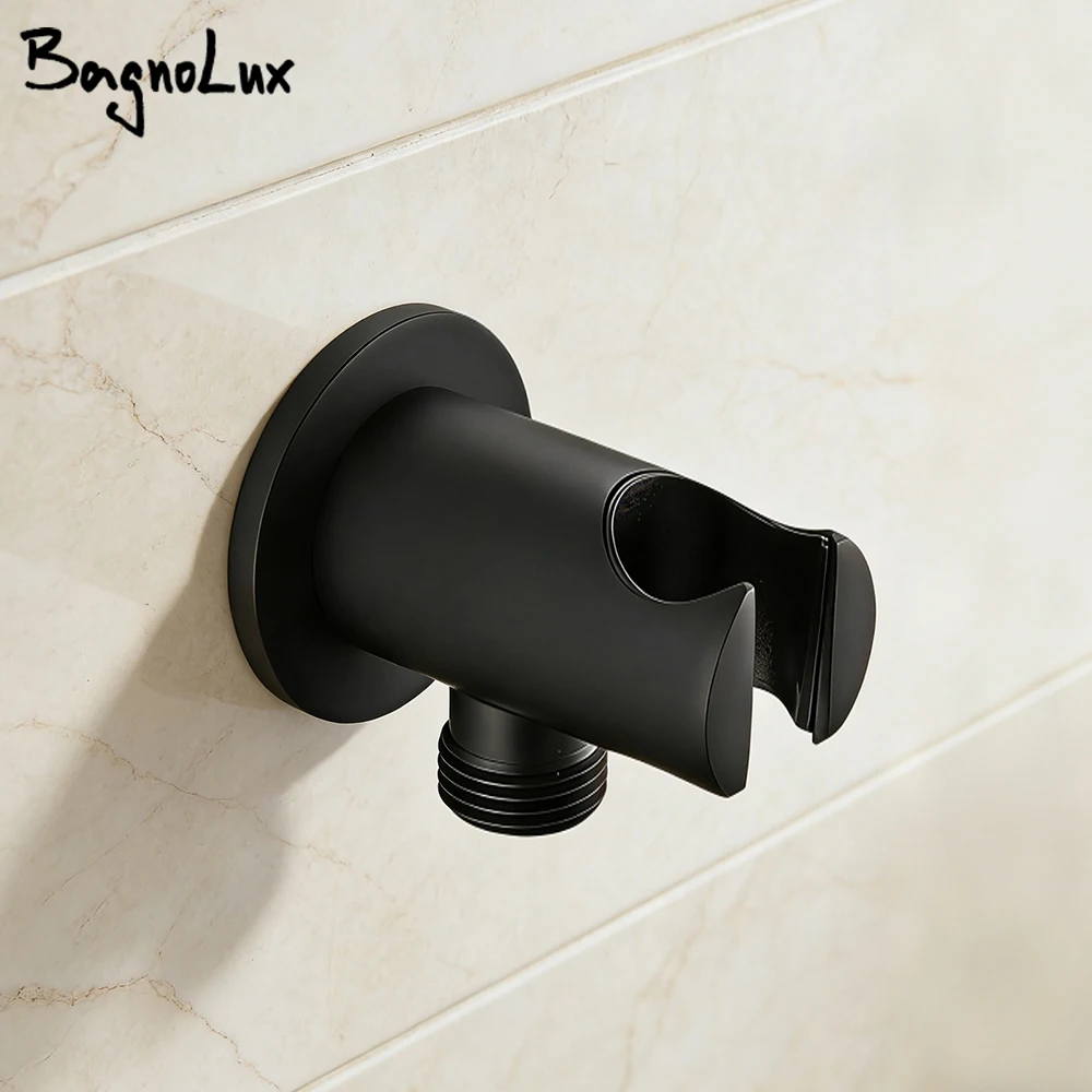 

Gunmetal Shower Holder Handheld Shower Copper Bracket Bidet Sprayer Handheld Holder Bathroom Solid Brass Accessories