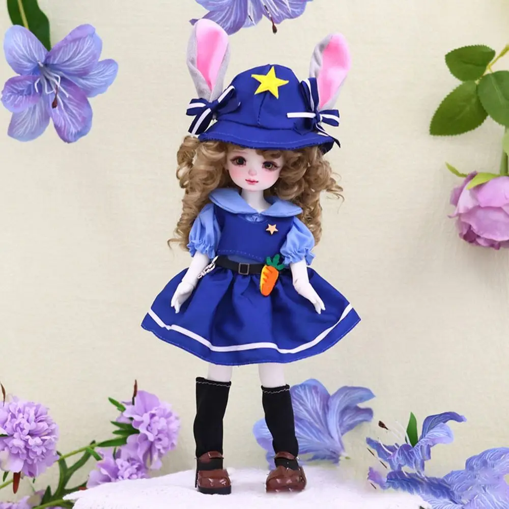 Cute Pretty 30cm Doll Clothes DIY Replaceable 1/6 BJD Doll Dres Toy Gift Handmade Doll Changing Clothing (No Dolls and Shoes)