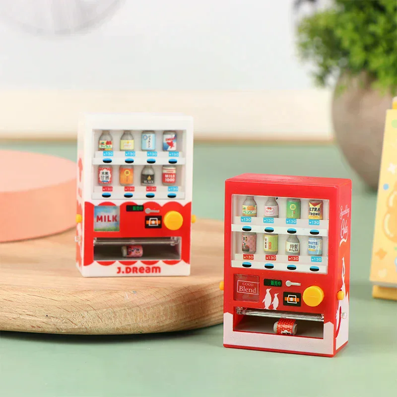 1PC Doll House Home Accessories Mini Beverage machine model  scene props Doll accessories