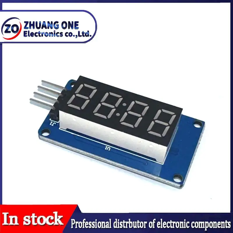 TM1637 LED Display Module For Arduino 7 Segment 4 Bits 0.36 Inch Clock RED Anode Digital Tube Four Serial Driver Board Pack