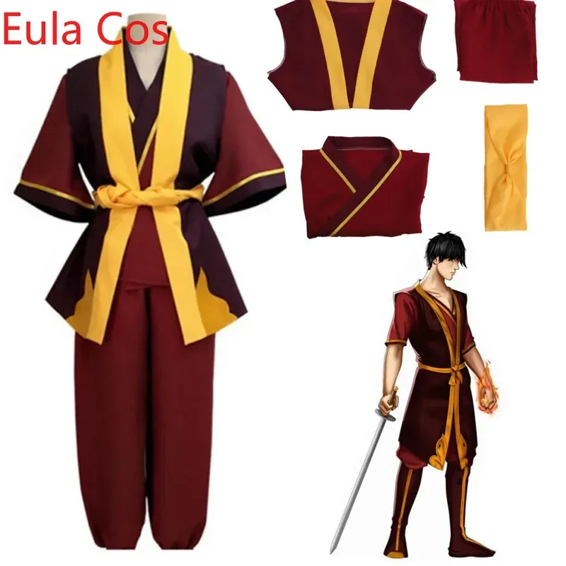 

2020 Avatar The Last Airbender Prince Zuko Cosplay Costume Anime Custom Made Uniform