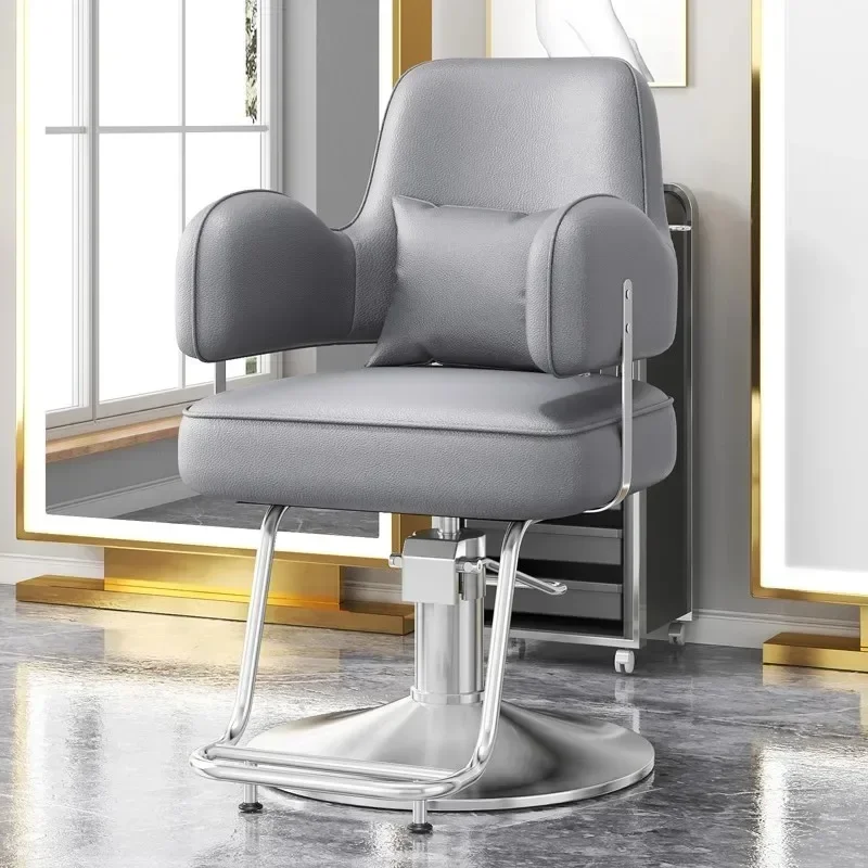 Modern Hair Salon Barber Chairs European Style Hairdressing Chair Dressing Room Back Armchair Recliner Cabeceros Furniture