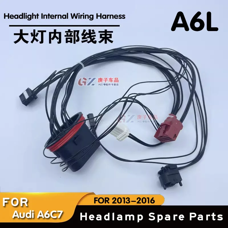 

For 2013-2016 Audi A6L headlight wiring harness A6C7 headlight internal wiring harness plug wire set A6 wiring AFS follower