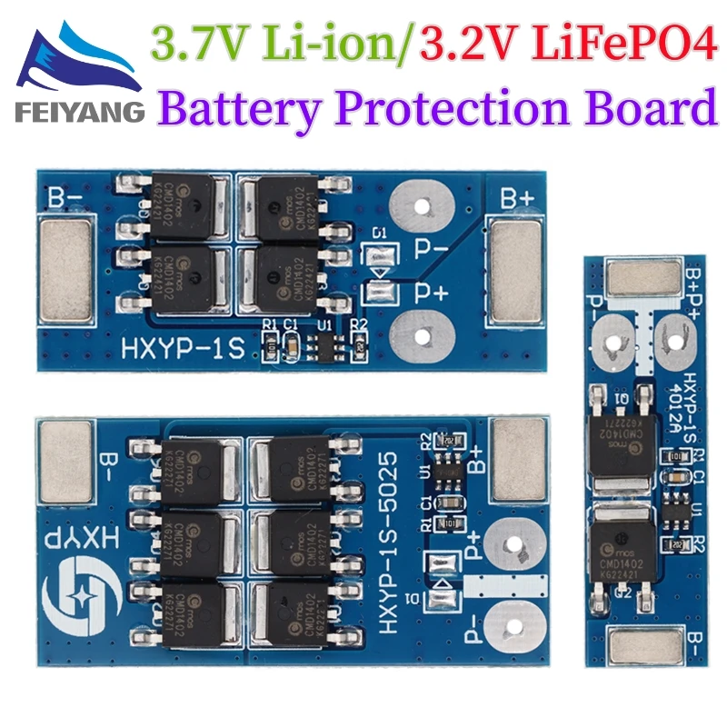 BMS 1S 12A 16A 24A 3.7V LiFePO4 Lithium Battery Protection Board 18650 4.2V Charging Voltage/Short Circuit/Overcharge Prevention