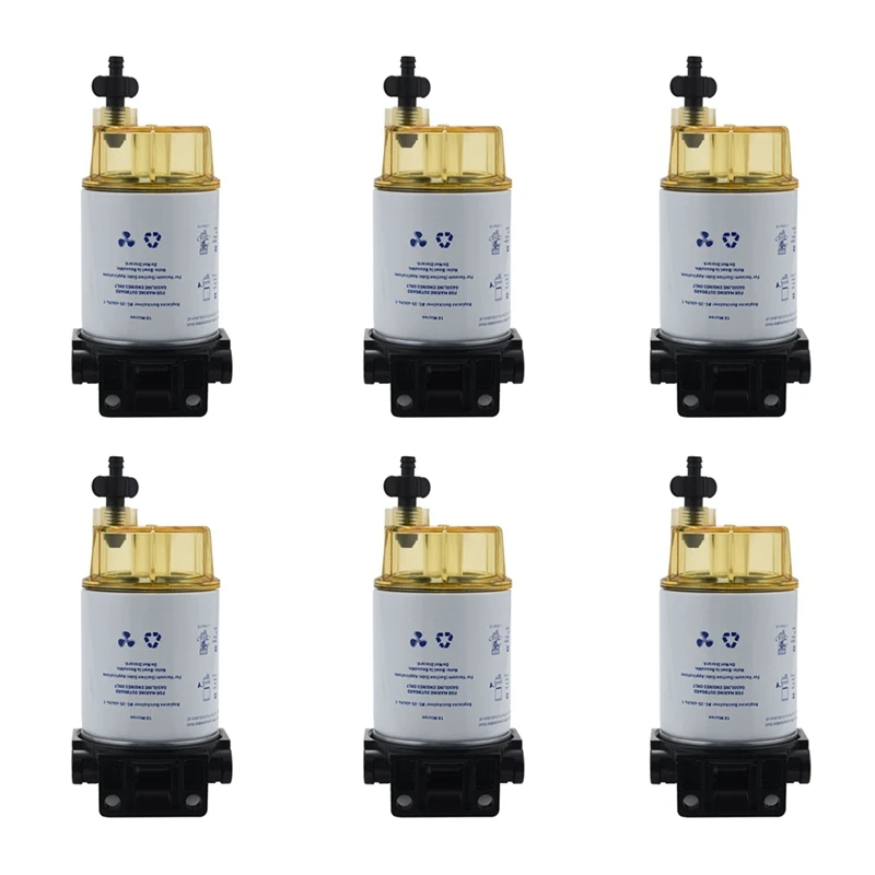 6X S3213 Outboard Marine Marine Fuel Oil Water Separation Ship Filter Fuel Water Separator Filter