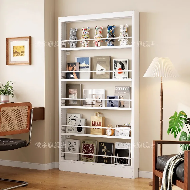 

Shelf behind the entrance door Ultra-thin bookshelf Floor-to-ceiling children's simple extremely narrow crack wall wall hanging