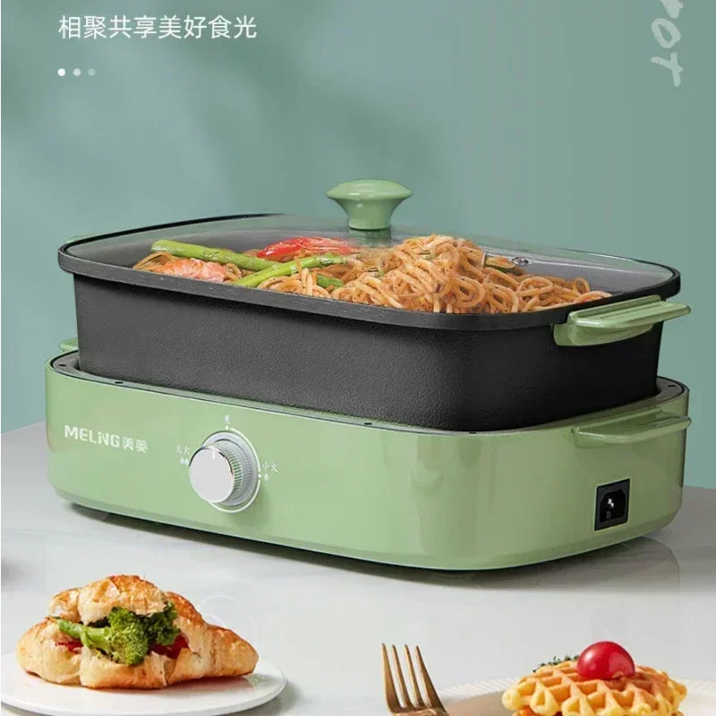 Barbecue Pot Household Roast Shabu Hot Pot Multifunctional BBQ Machine Smokeless Electric Baking Pan Indoor Grill 그릴