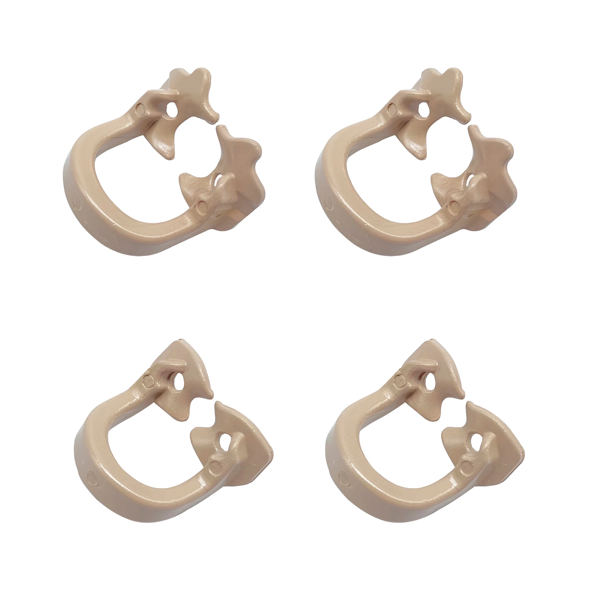 WELL CK Dental Rubber Dam Clamps Rubber Barrier Clip Resin Material For Dental Lab Dentist Tools