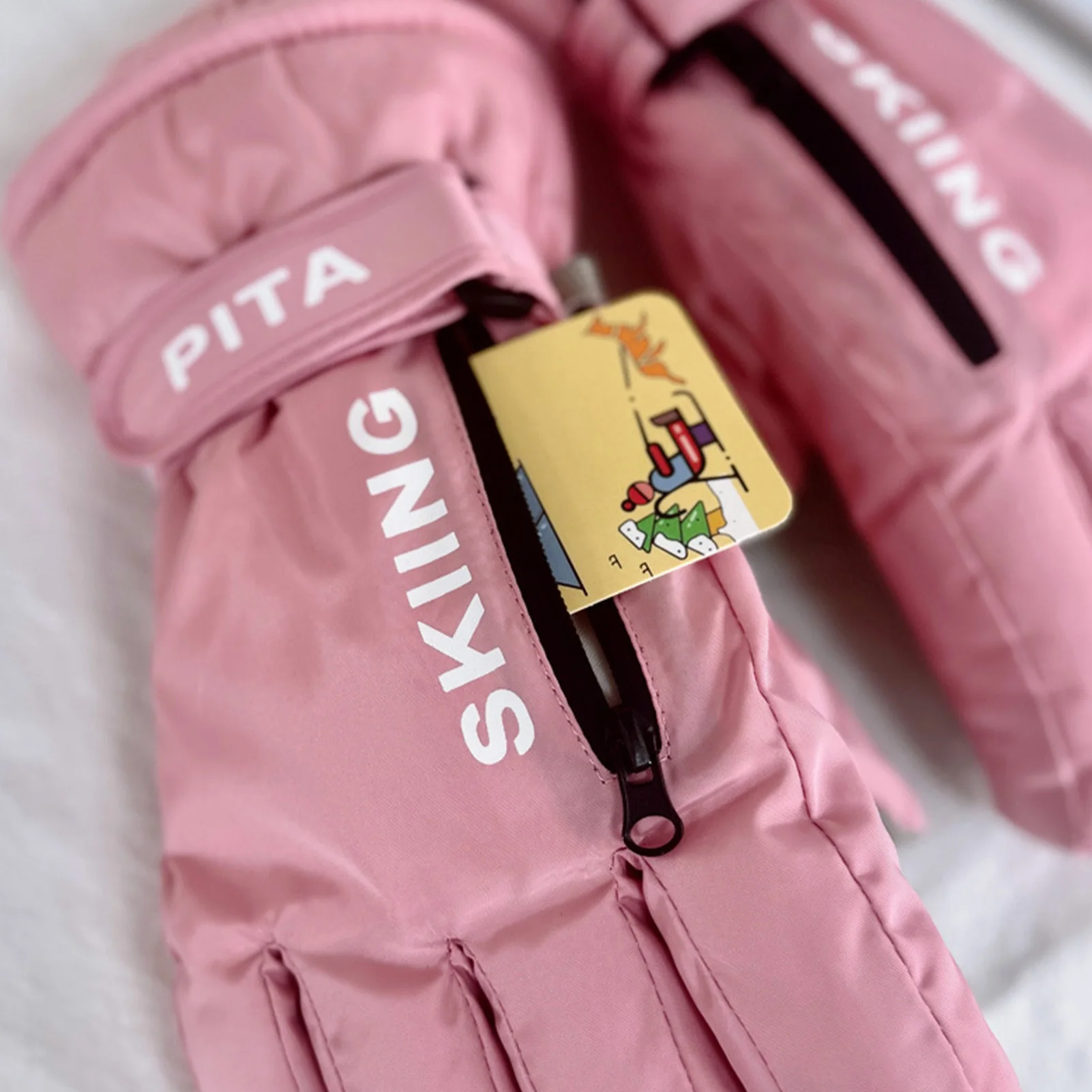 

Winter Fishing Warm Gloves Thickened Waterproof Plush Full Finger Gloves Outdoor Camping Cycling Fishing Warm Touchscreen Mitten